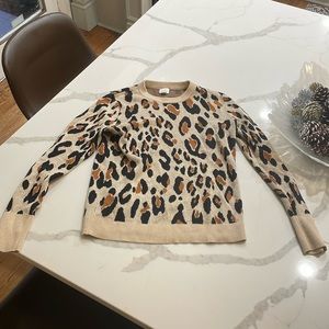 Leopard “a new day” sweater.